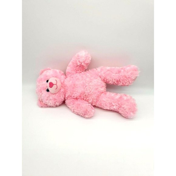 Build A Bear Pink Stuffed Plush Animal Toy Heart Nose Clean Valentine Gift Girl - Picture 7 of 8